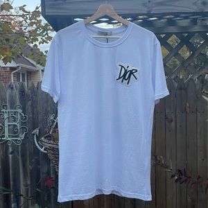 Christian Dior White T-shirt Mens Size Large